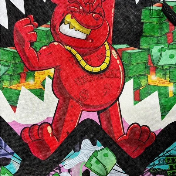 Sprayground Unisex Diablo Flexing On You DLXSV Backpack 910B7338NSZ Multicolor - Picture 5 of 16